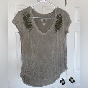 Women's Green/Gray hue with Green Embroidery